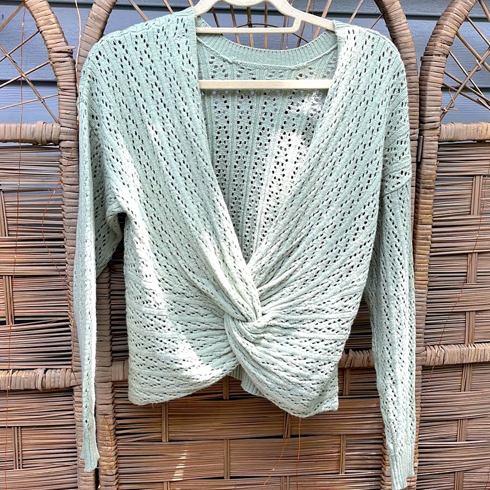 Beautiful Mint Green Sweater